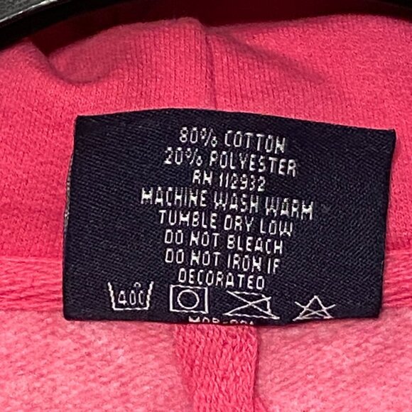Pacific & Co Pink Florida USA Sweatshirt with hood Size (L) - Picture 5 of 5